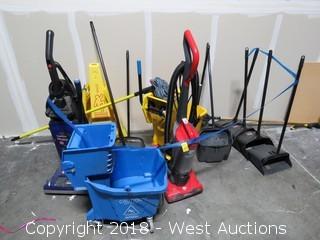 Cleaning Supplies - Vacuums, Mops, Brooms, Caution Cones