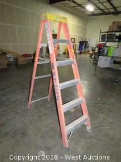 6’ Bauer Fiberglass Ladder