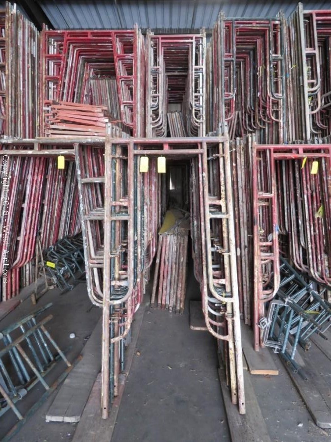 West Auctions Auction Complete Liquidation of Golden State Scaffolding, Inc. ITEM (10) 6'7