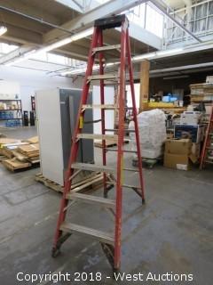 Werner 8' Fiberglass Folding Ladder