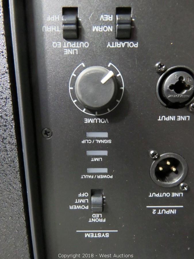 West Auctions Auction Online Auction of PA Systems, Speakers