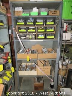 Steel Shelves With Contents