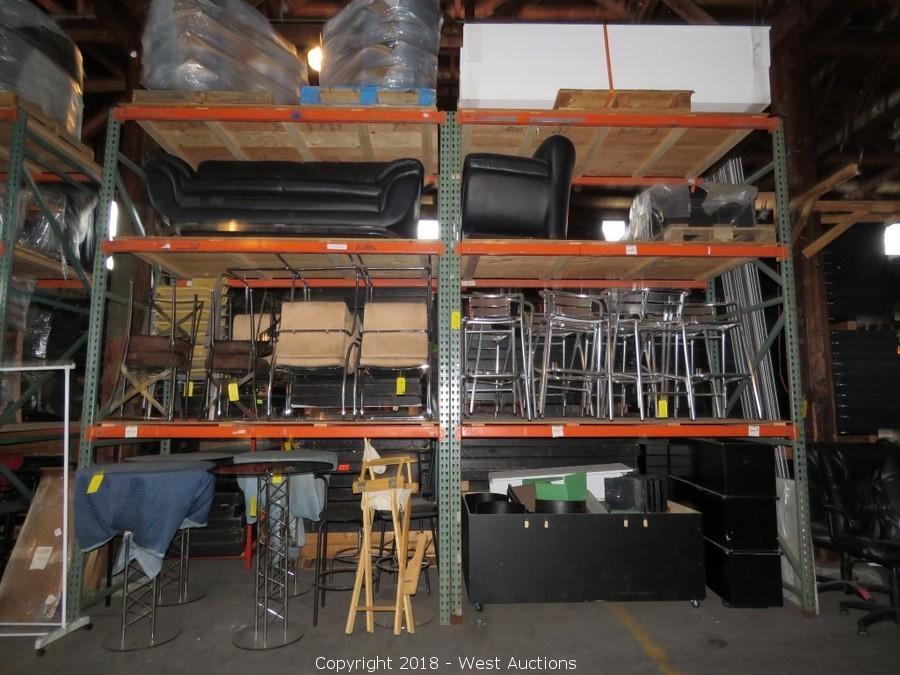 West Auctions Auction Online Auction of Pallet Racking, Shelving