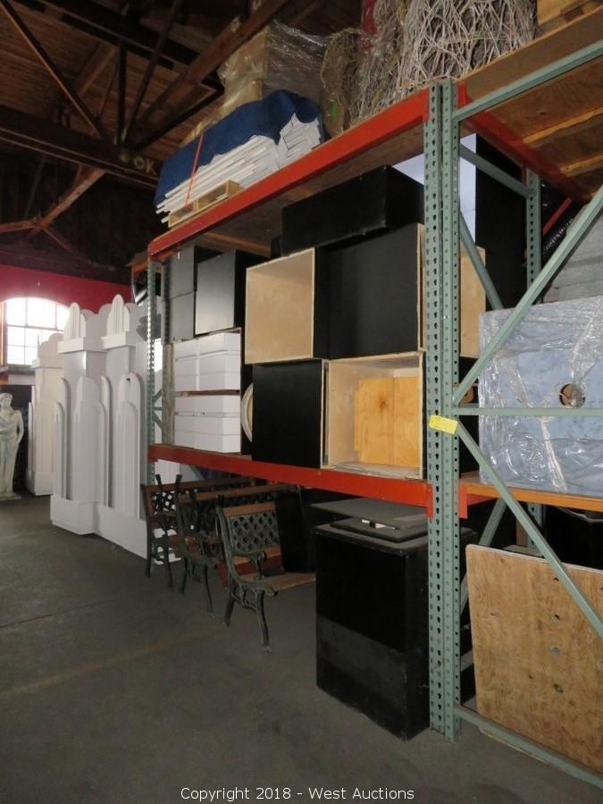 West Auctions Auction Online Auction of Pallet Racking, Shelving
