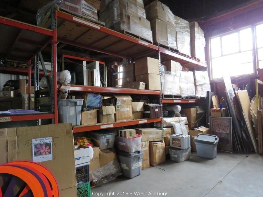 West Auctions Auction Online Auction of Pallet Racking, Shelving