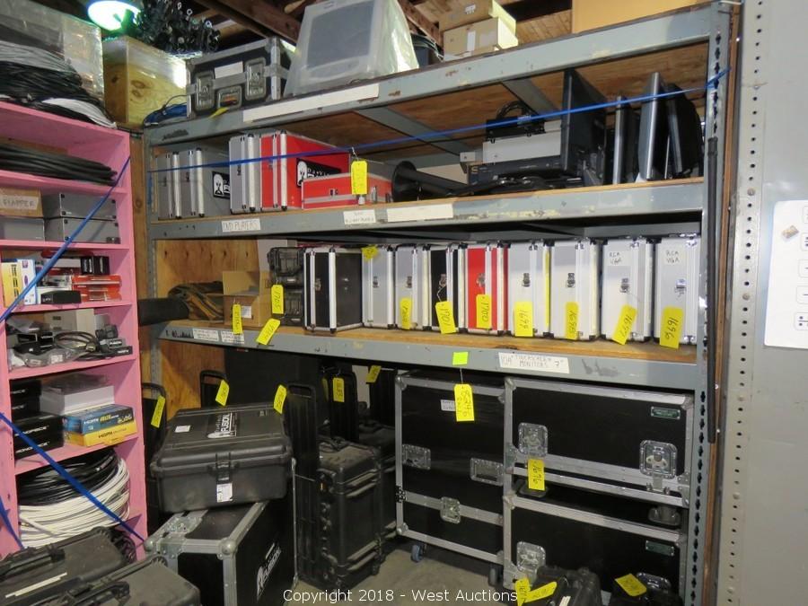 West Auctions Auction Online Auction of Pallet Racking, Shelving