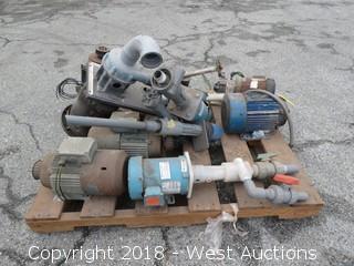 Pallet of Various Pumps/Motors