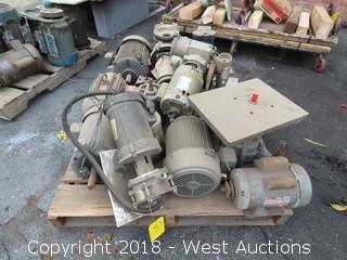 Approx. (9) Assorted Electric Motors and (4) Pumps