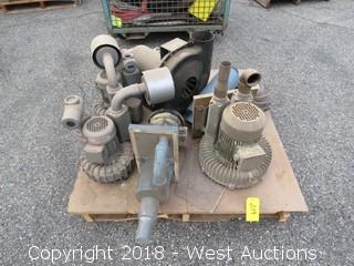 (6) Assorted Pumps/Blowers/Motors