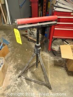 Adjustable Work Support (27” to 44”) with 12” Wide Roller