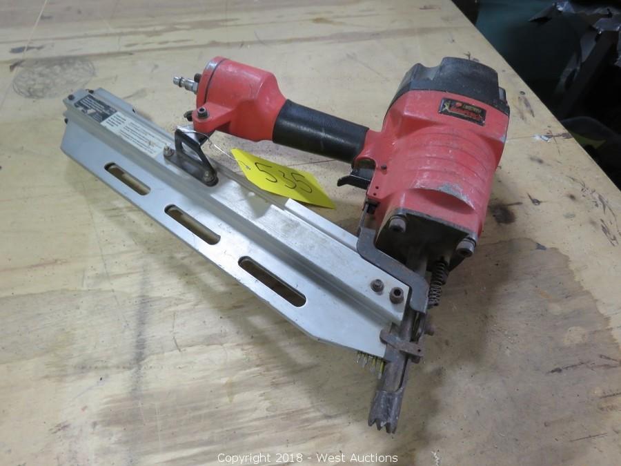 West Auctions - Auction: Online Auction of Audio, Lighting, Motion Campbell Hausfeld Nail Gun Set Of 4