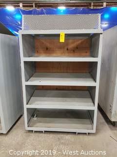Steel Shelf 45.5"×29"×72"