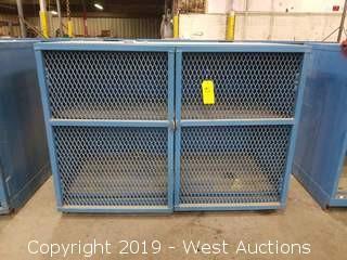 Steel Cabinet w/ Mesh Doors 56.5×29.5×42"