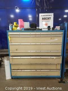 Steel Drawer Cabinet 56.5"×28"×55"