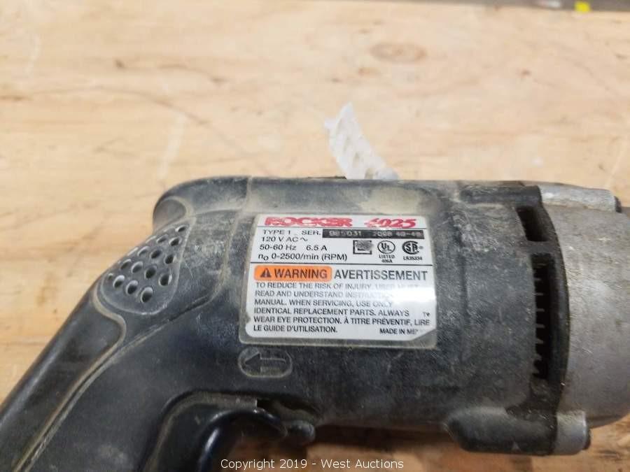 West Auctions Auction Online Auction of Welders, Power Tools, and More in Chowchilla, CA ITEM