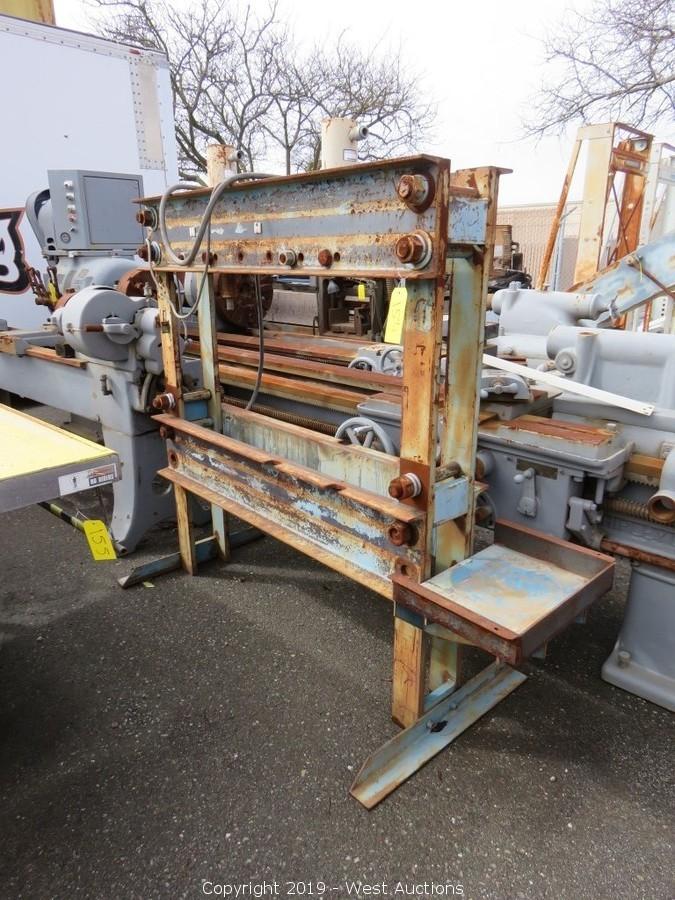 West Auctions Auction Online Auction of Metal Fabrication Equipment