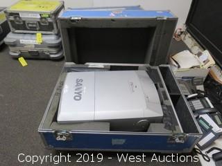 Sanyo PLC-XF45 Projector With Road Case
