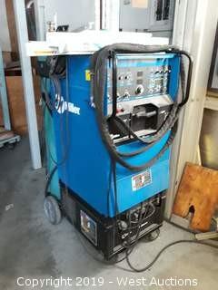 Miller Syncrowave 350 LX Welding Power Source With Tig Cart, Bottles And Accessories