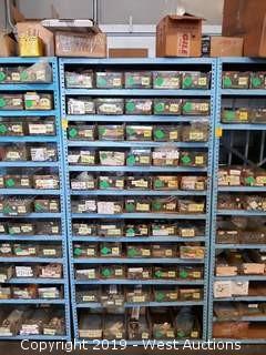 Hardware: 6' Hardware Rack Full Of Hardware And Electrical Components