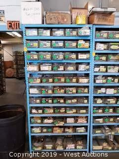 Hardware: 6' Hardware Rack Full Of Hardware And Electrical Components