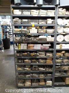 Full Rack: Grinder Brushes, Hardware, Tooling, And Components 