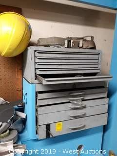 (2) Tool Boxes with Drill Bits/ Tooling