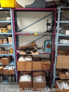 6' Rack with Jewelers Toold, Buffer Wheels, Hand Saws And More