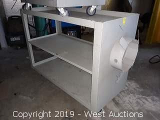 48" X 22" X 37" Steel Utility Cart