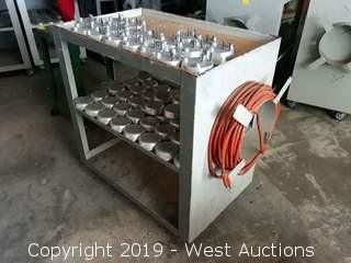 Custom Utility Cart With Pressure Steam Vessel Parts