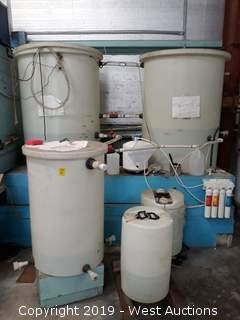 (5) Poly Tanks - 20 Gallon To 200 Gallon