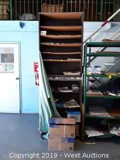 (2) 4' Wood Cabinets Woth PDQ Precision Manuals
