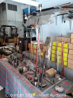 Air Tool Organizer With Air Tools
