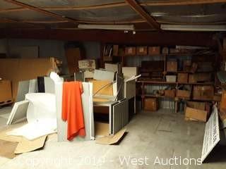 Wall: Steel Panets, Tables, Hardware, Shipping Boxes