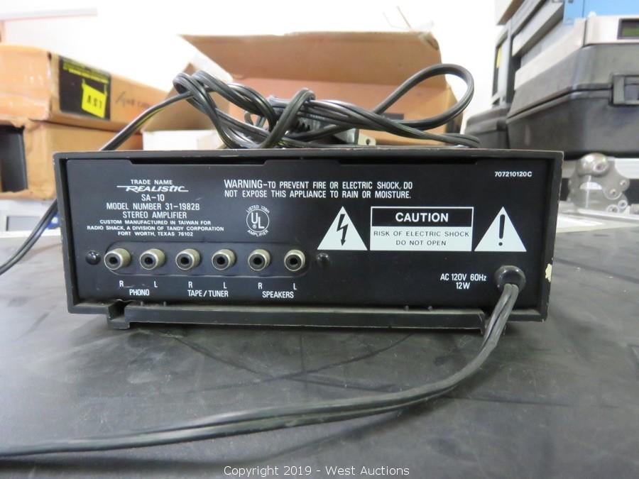 West Auctions Auction Post Auction for Online Auction of Pro Audio