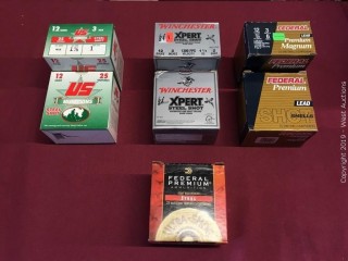 (7) Assorted 12 x 3" 1/2/4/6 Shot Boxes