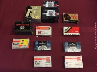 (15) Assorted 12 x 2-3/4"  00 Buck 9 Pellet Boxes