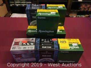 (9) Assorted 20 x 2-3/4" 6 And 7-1/2 Shot Boxes