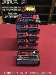 (10) Winchester 17 Win Super Mag Rimfire Caliber Boxes