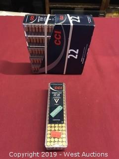 (6) CCI 22 LR Green Tag Boxes