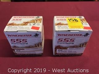 (2) Bricks Of 555 Winchester 22 Long Rounds