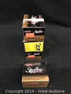 (4) PMC Starfire 38 Special SFHP Boxes