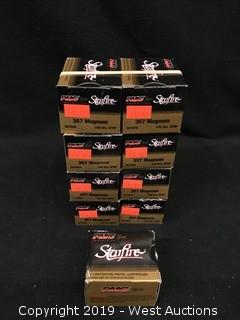 (9) PMC 357 Magnum HP Boxes