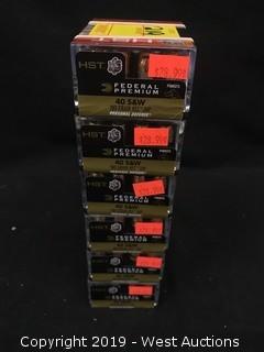 (6) Federal 40 S&W HST Boxes