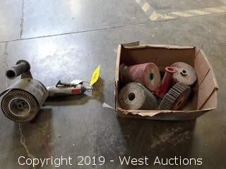 3M Pneumatic Sander With Sanding Wheels