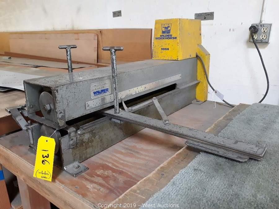 Liquidation of Mio Metals Sheet Metal Fabrication Shop, Propane Forklift, and Ford F-350