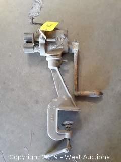Pexto No. 0581 Bench Mounted Beading/Crimping Machine