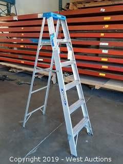Werner 6' Aluminum Folding Ladder 