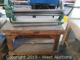 Pexto 381D 36" Manual Roll Bending Machine