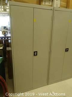 Sandusky 78" Metal Cabinet  (Cabinet Only, No Contents)