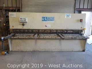 U.S. Industrial Machinery US 1050 10' Shear With Power Feed And Digital Readout